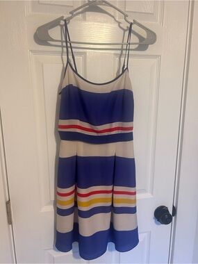 Juicy Couture Lavender and Royal Blue Trim Colorblock Top
